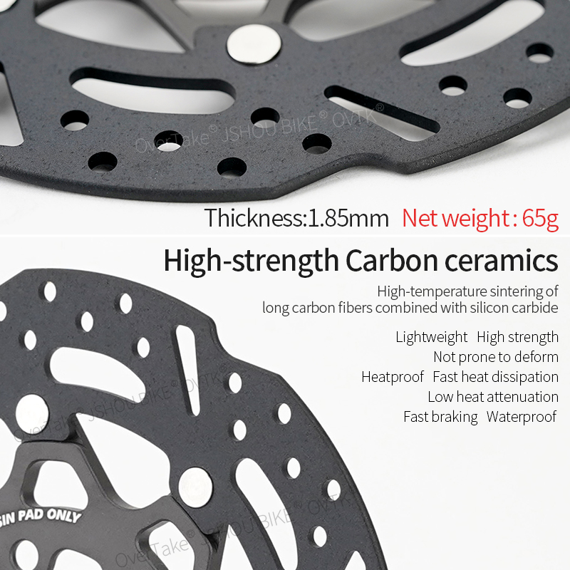 LVZHUN Bike Carbon-Ceramic Bra - Carbon Ceramic Motorcycle Brake Rotor recension och pris