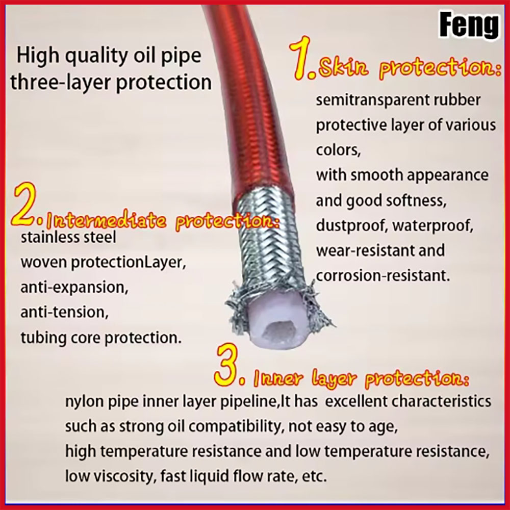 28-90 Degrees 10mm Banjo 300mm - Motorcycle Brake Cable recension och pris