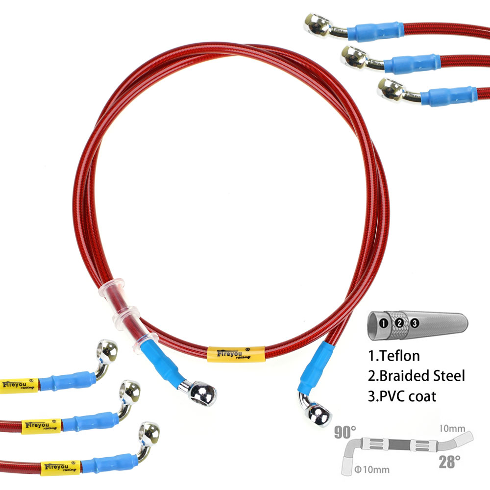 400mm-2400mm Brake Hose Hydrau - Motorcycle Brake Cable recension och pris