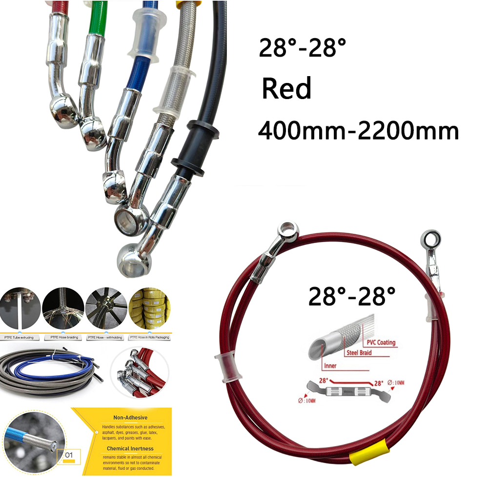 28-28 Red Universal Motorcycle - Motorcycle Brake Cable recension och pris